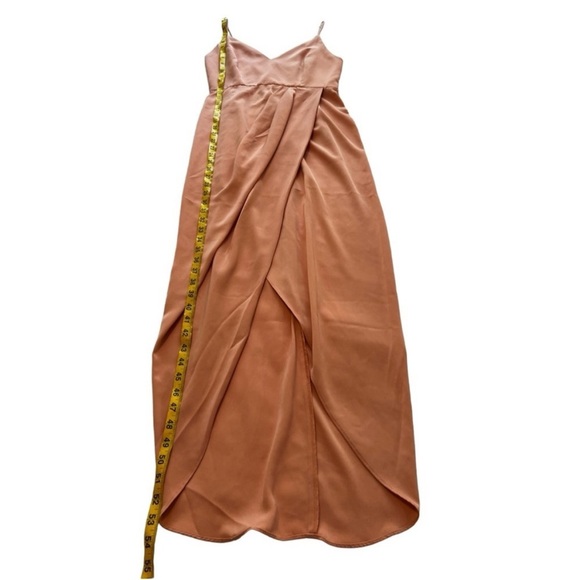 Shona Joy Core Cocktail Draped Dress in Pink Women's Size 2 Bridesmaid Event - Picture 14 of 16